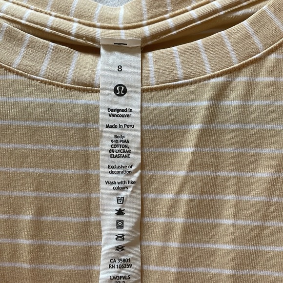 SOLD LuluLemon Love Crewneck Tee - Picture 3 of 3